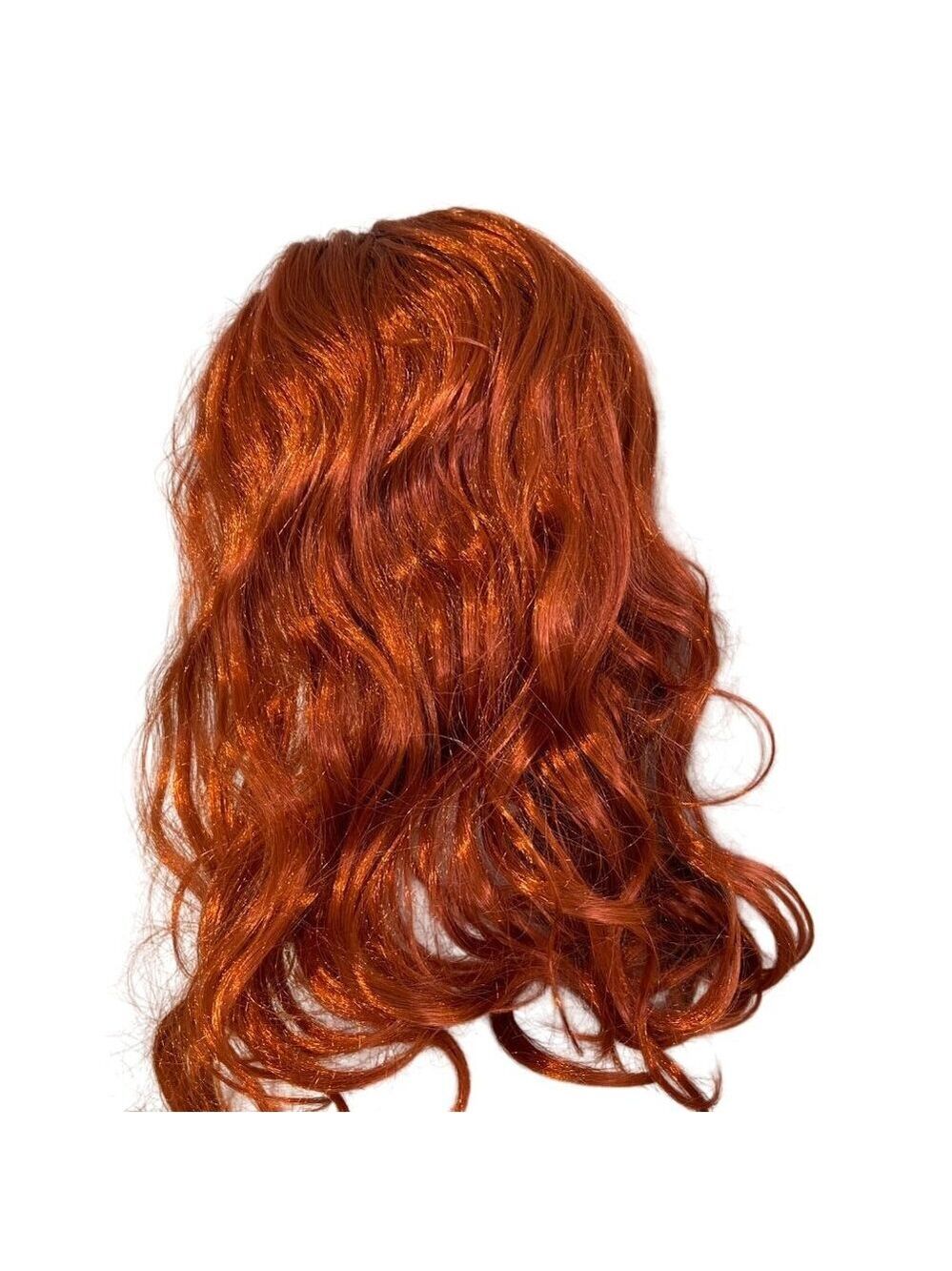Red Long Wavy Synthetic Wig For Adults By Spirit Halloween Silver Screen Sensati